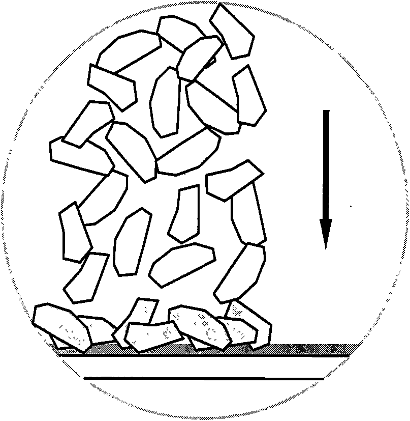 Method for manufacturing low-polymerization-degree full resin coated grinding tool