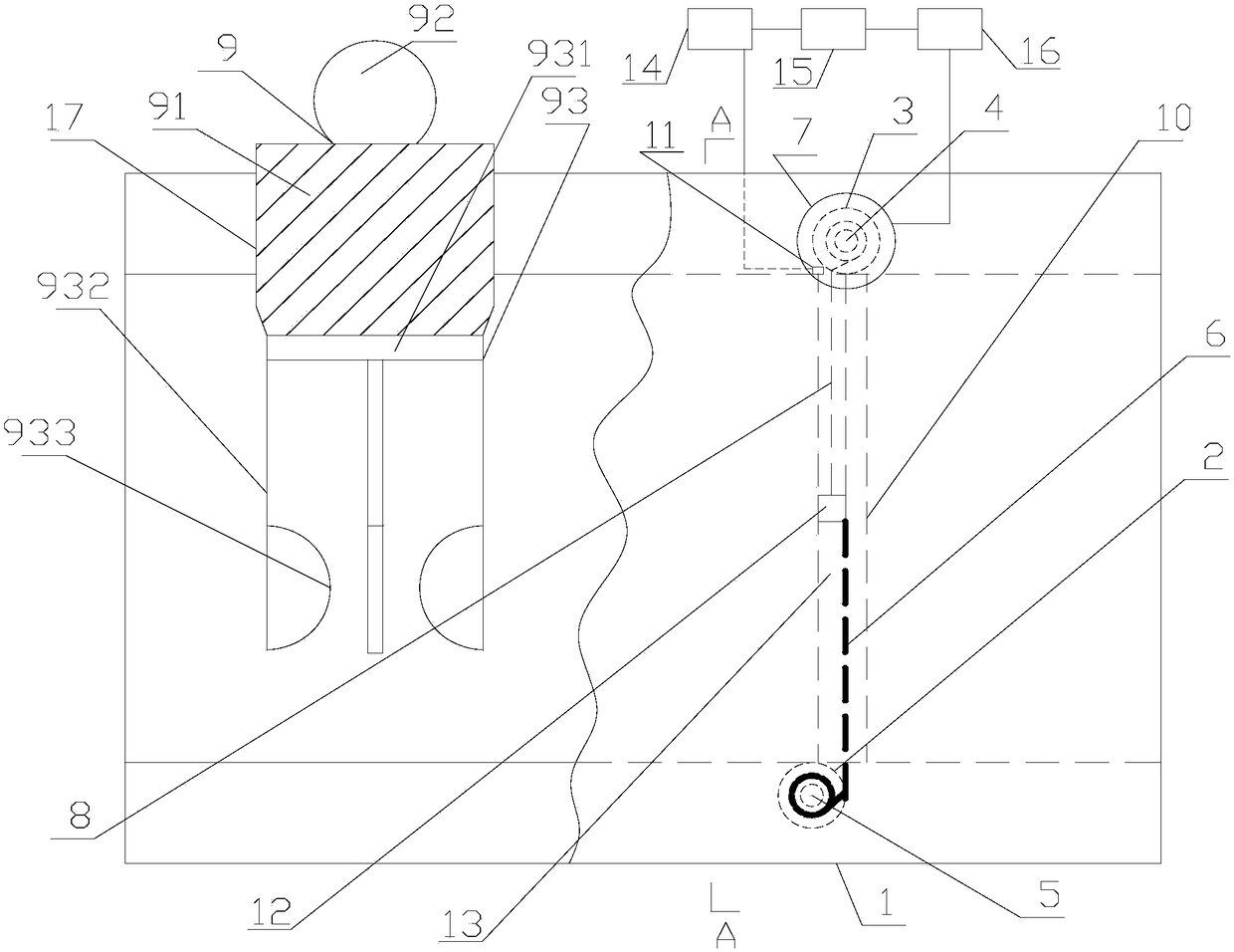 Automatic roller shutter valve mechanism