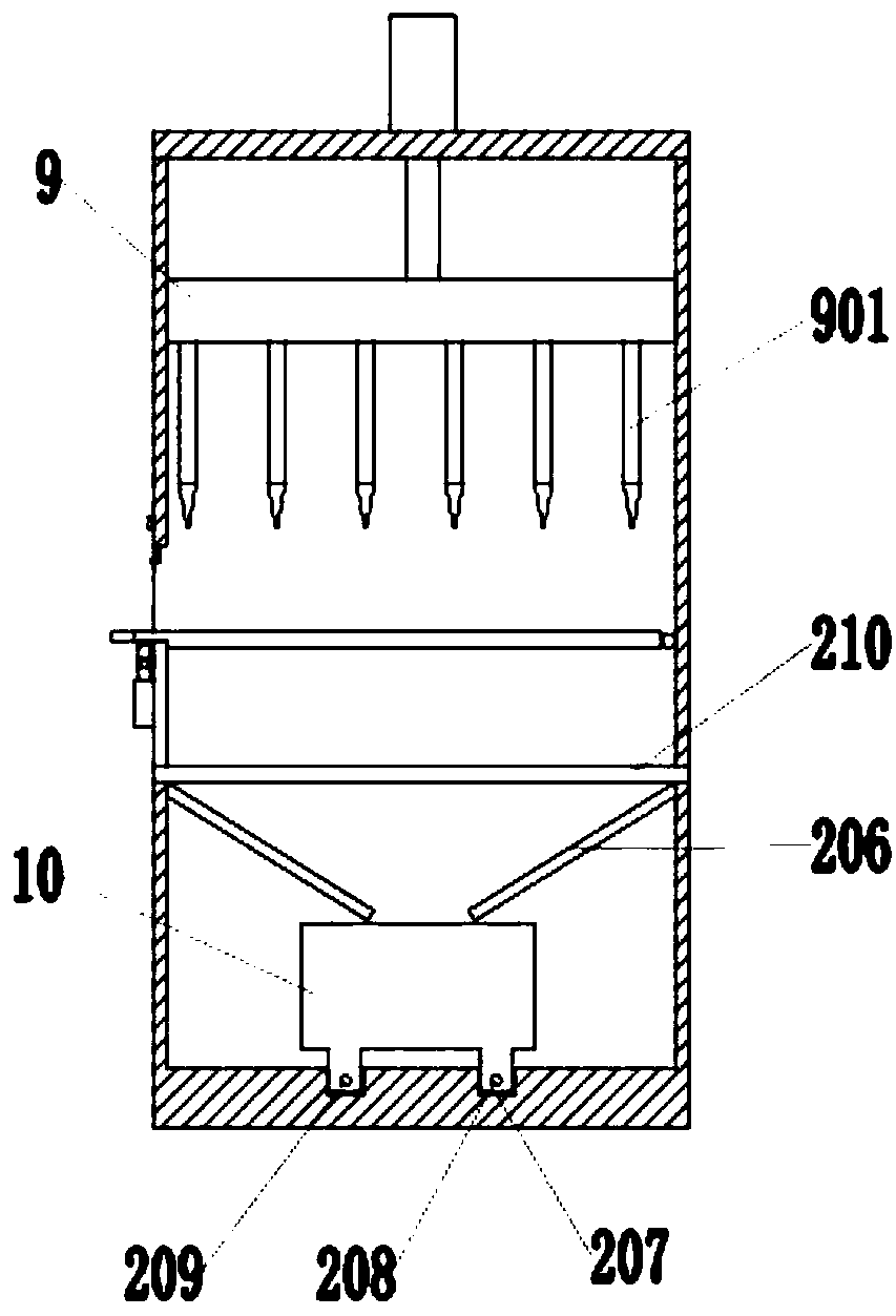 Lithium battery electrolyte cold recovery filter device