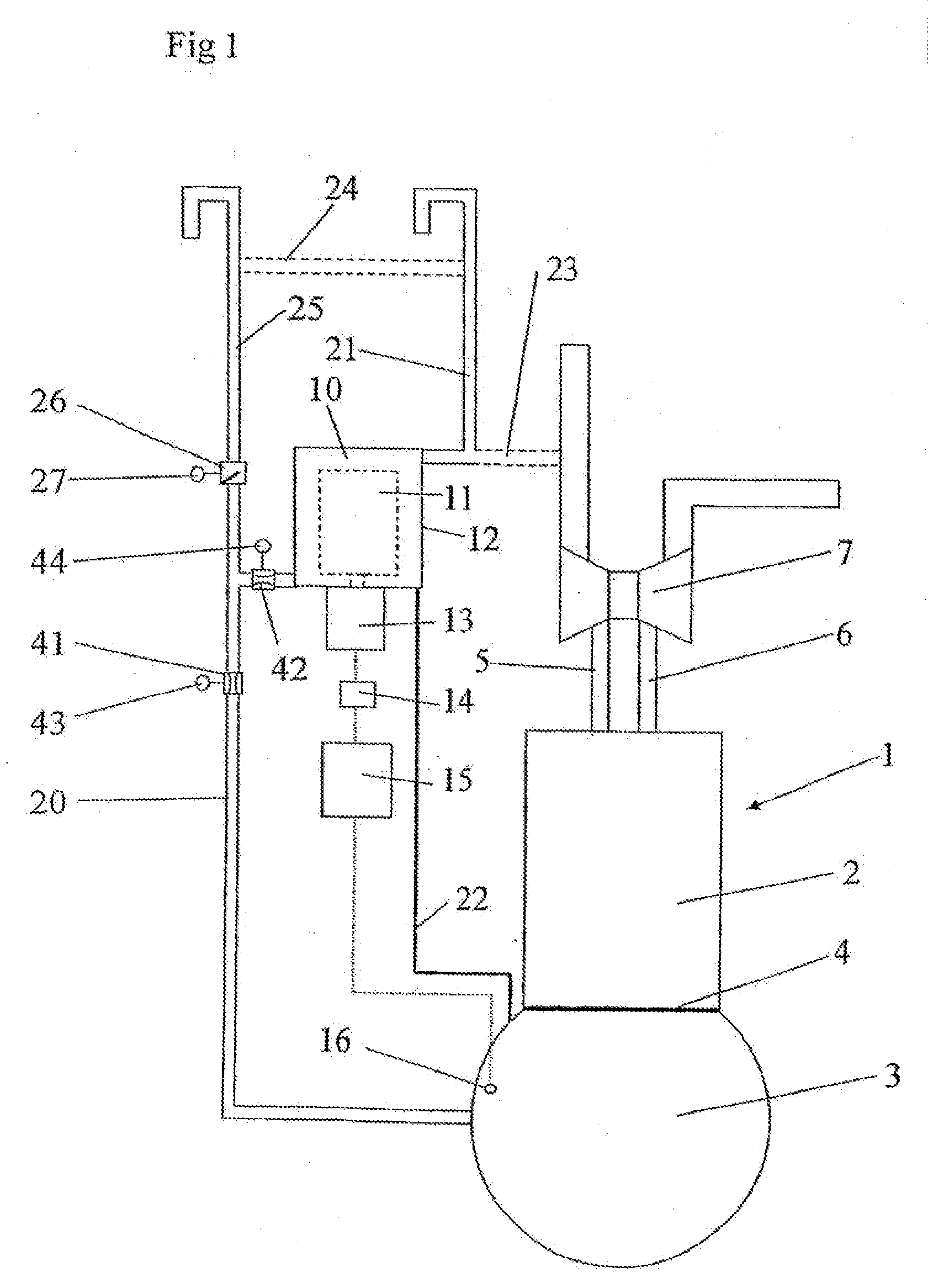 Device for cleaning of crankcase gases
