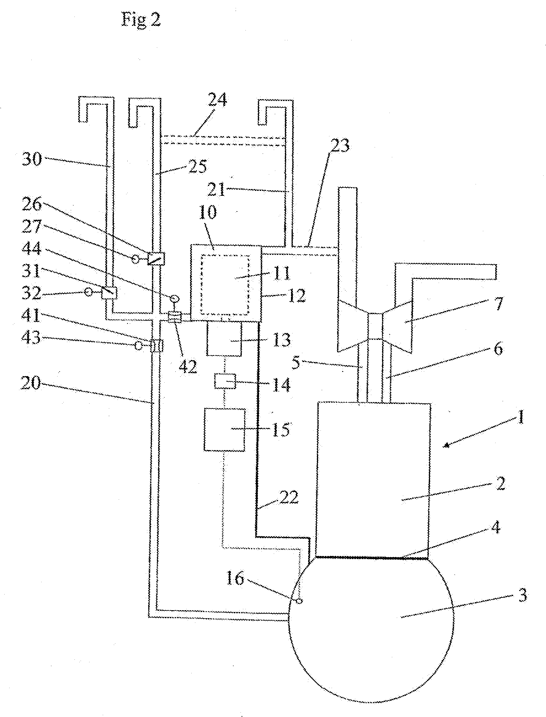 Device for cleaning of crankcase gases