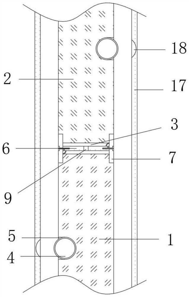 Fabricated wallboard connecting mechanism based on fabricated building