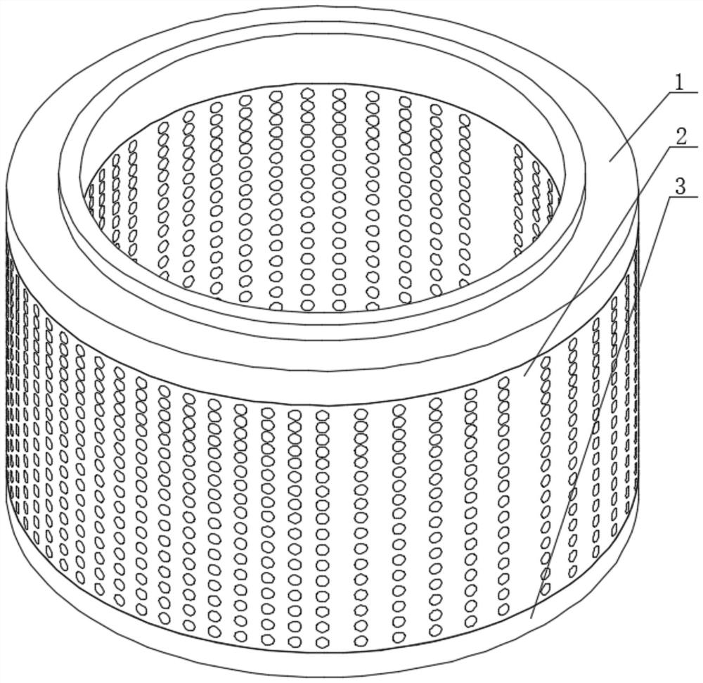 Low-noise valve element device based on bionic structure vein fractal