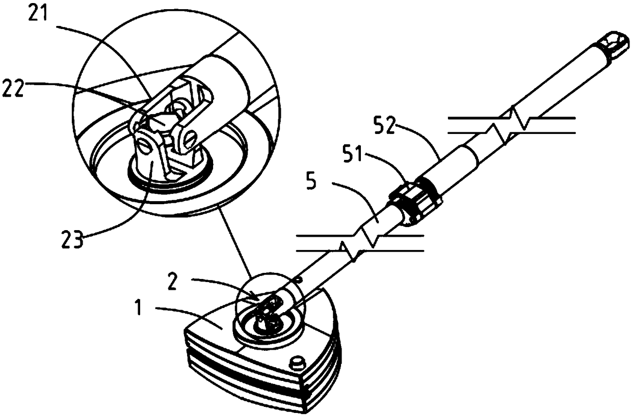 Universal joint window cleaner