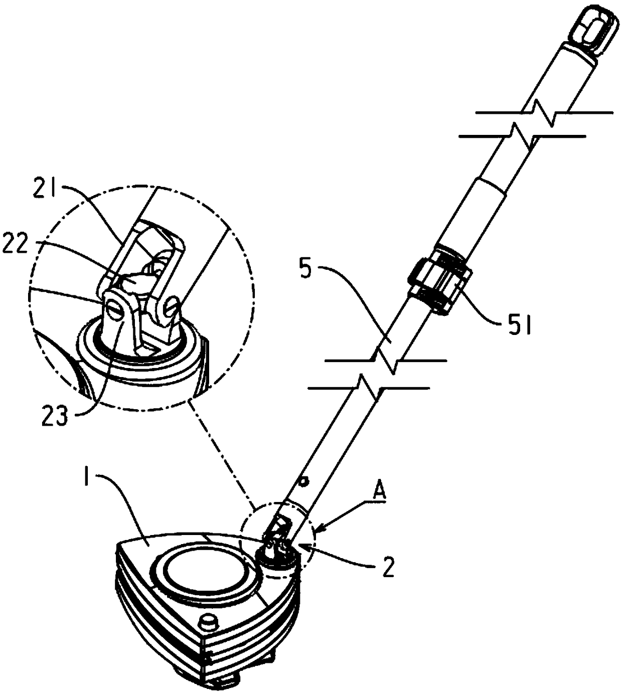 Universal joint window cleaner