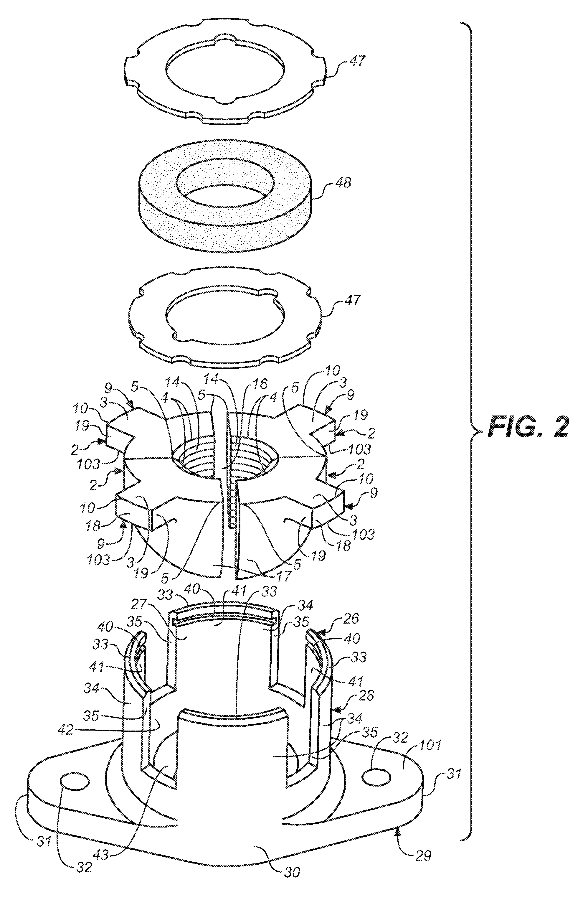 Ratcheting take-up device