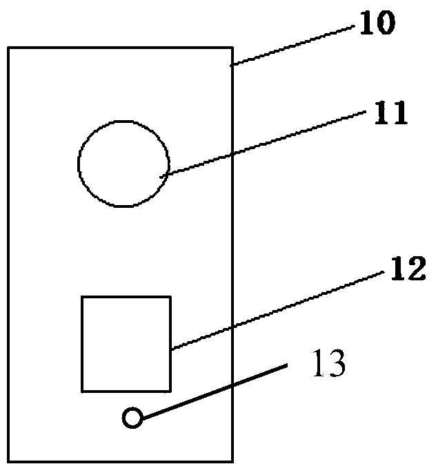 Optical-cable cross-connecting box door lock system