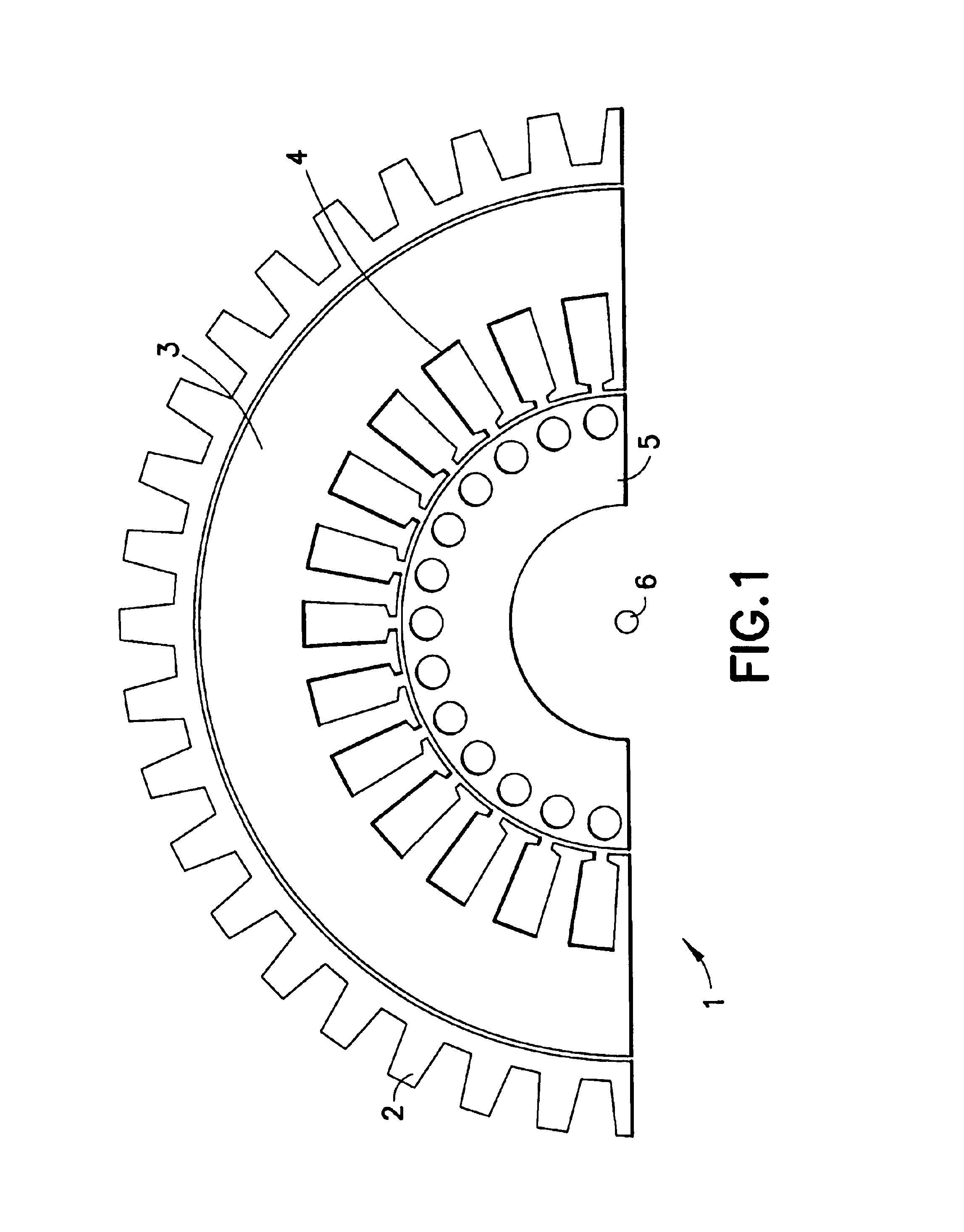 Three phase converter fed motor having a shielding device to eliminate capacitive current in stator slots
