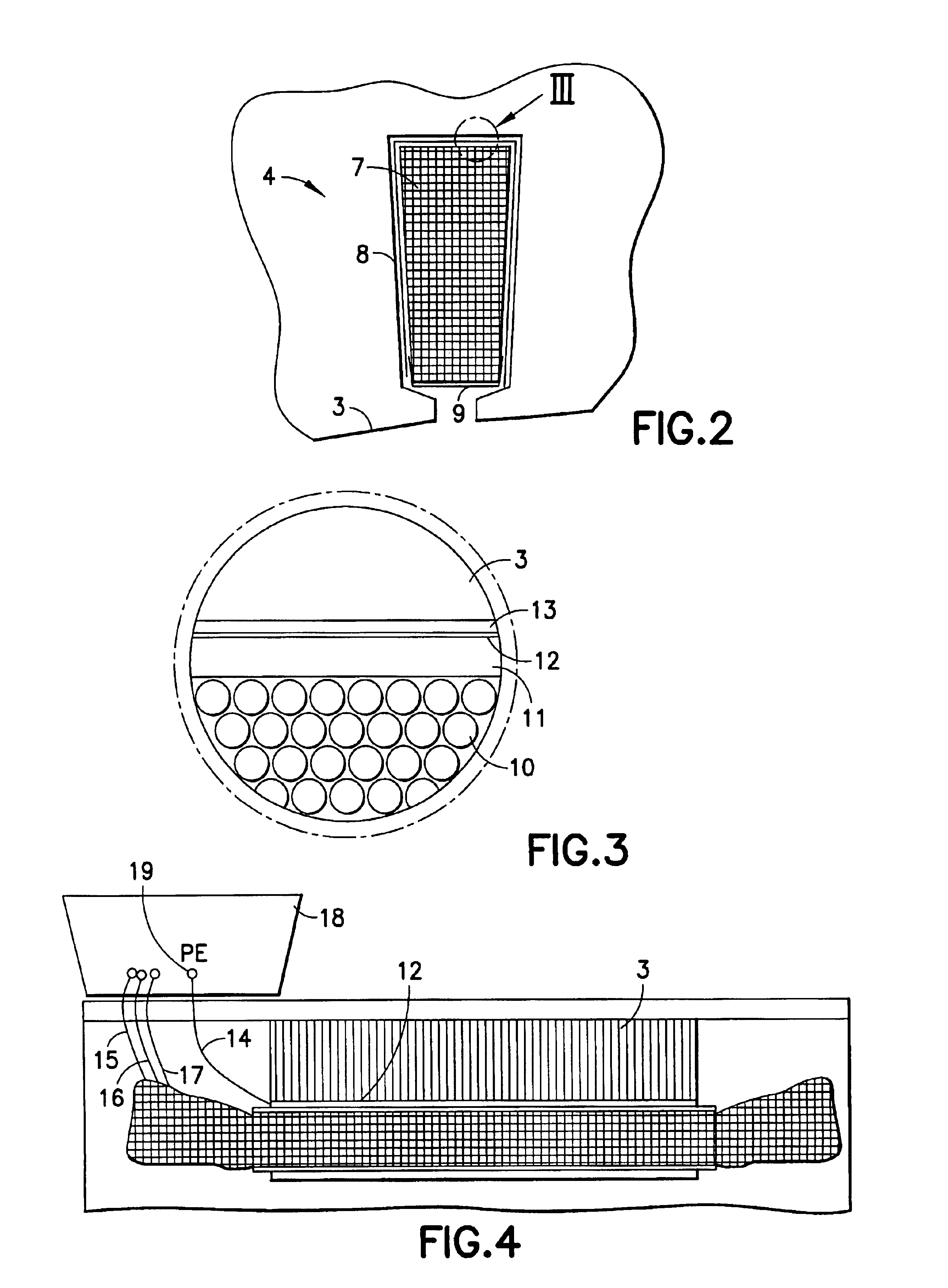 Three phase converter fed motor having a shielding device to eliminate capacitive current in stator slots