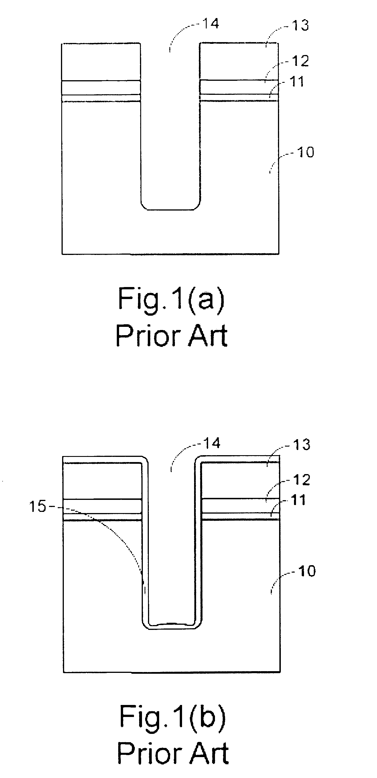 Method of forming rounded corner in trench