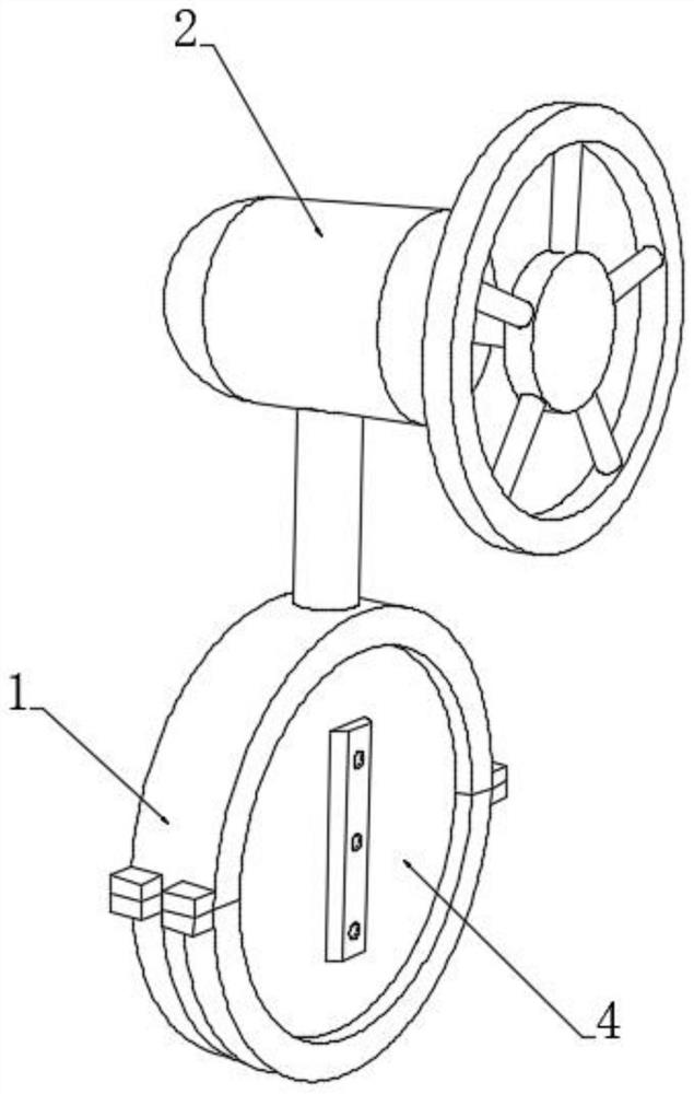 Top-mounted ultralow-temperature butterfly valve capable of being overhauled on line