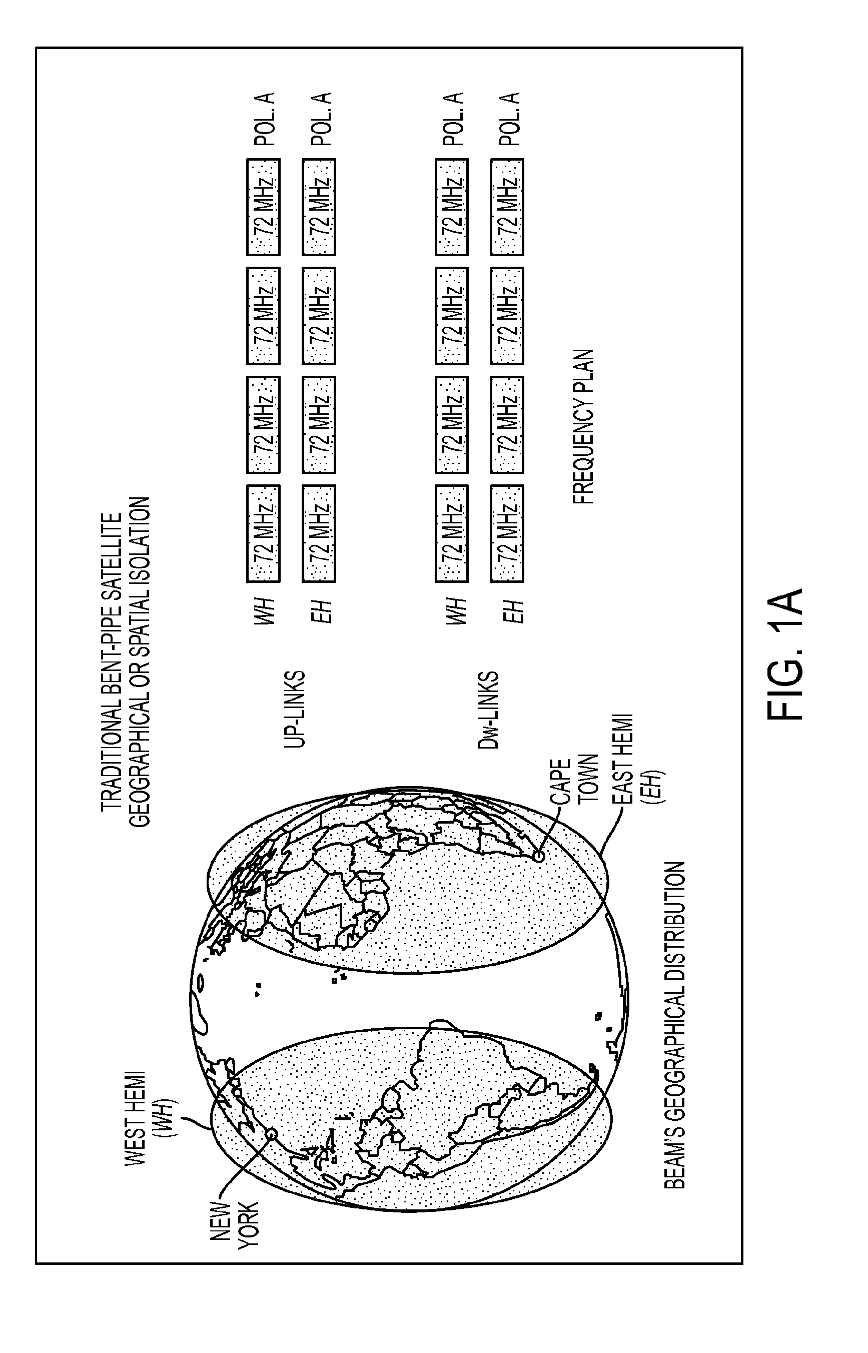 System and method for canceling co-channel interference on-board a satellite