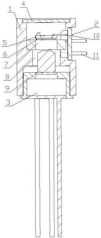 A wavelength tunable optical receiving sub-module