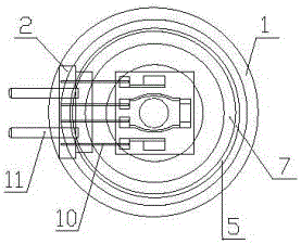 A wavelength tunable optical receiving sub-module