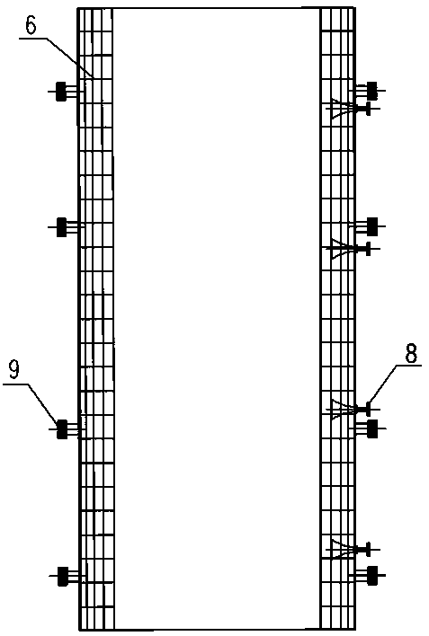 Reciprocating type vibration device for reducing soot formation blockage of SCR denitration catalyst, and working method thereof