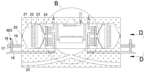 Drying device for printing and dyeing of cloth