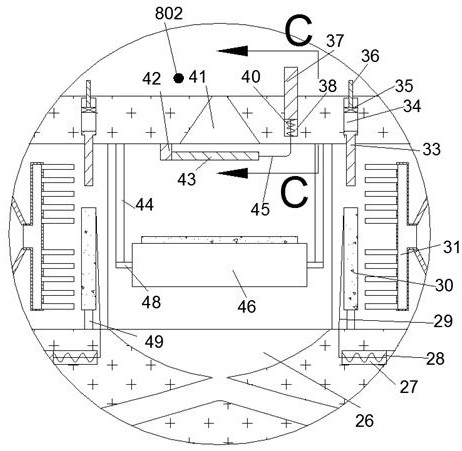 Drying device for printing and dyeing of cloth