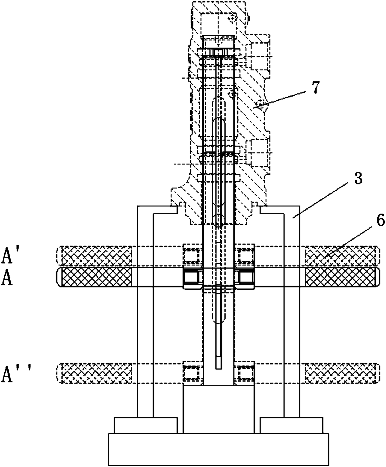 Piston pump cylinder cup assembly device and assembly method