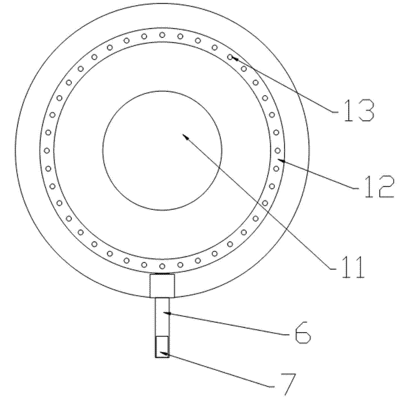 Die-casting argon-blowing protection device