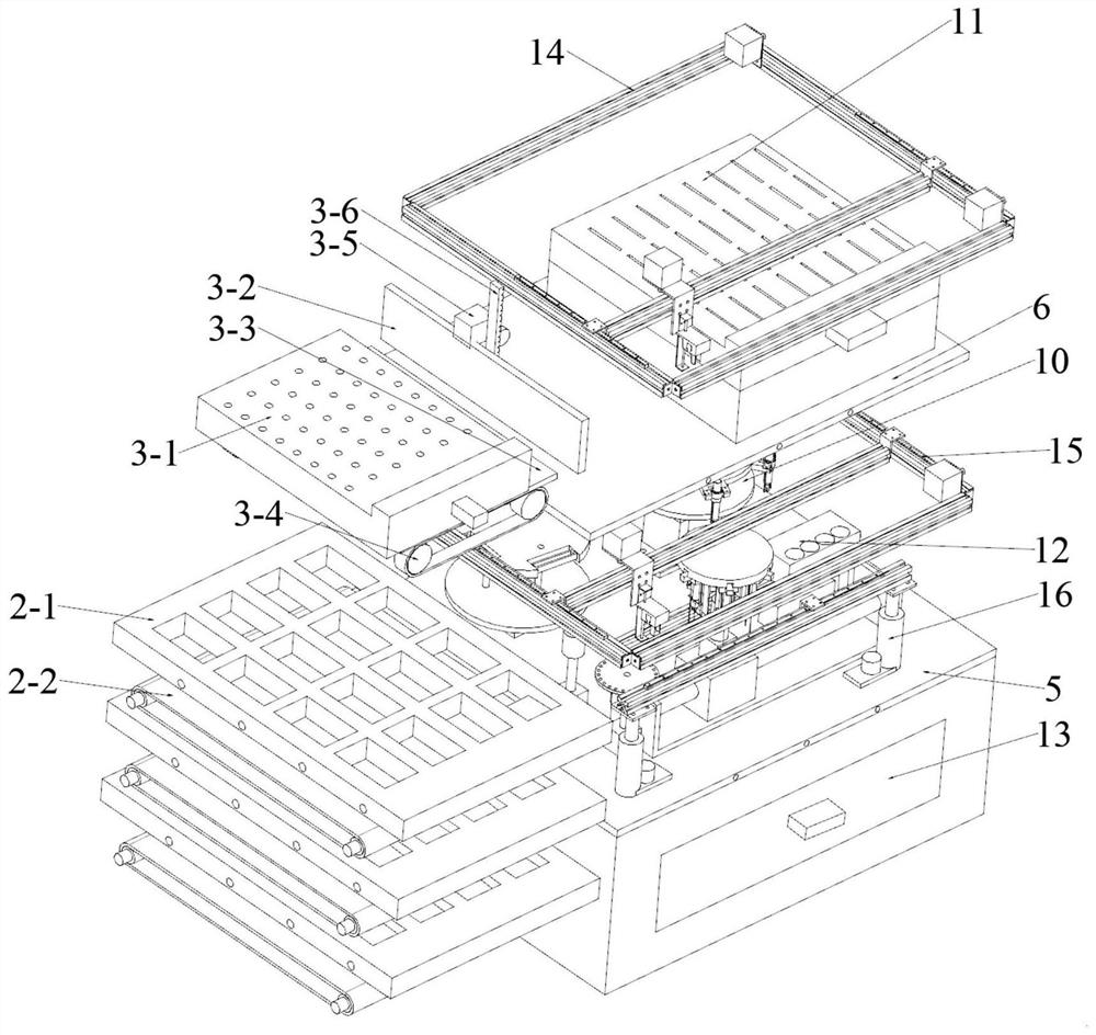 A micro-column gel method automatic blood matching device