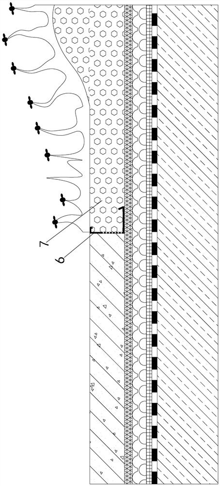 Green roof structure and construction method thereof