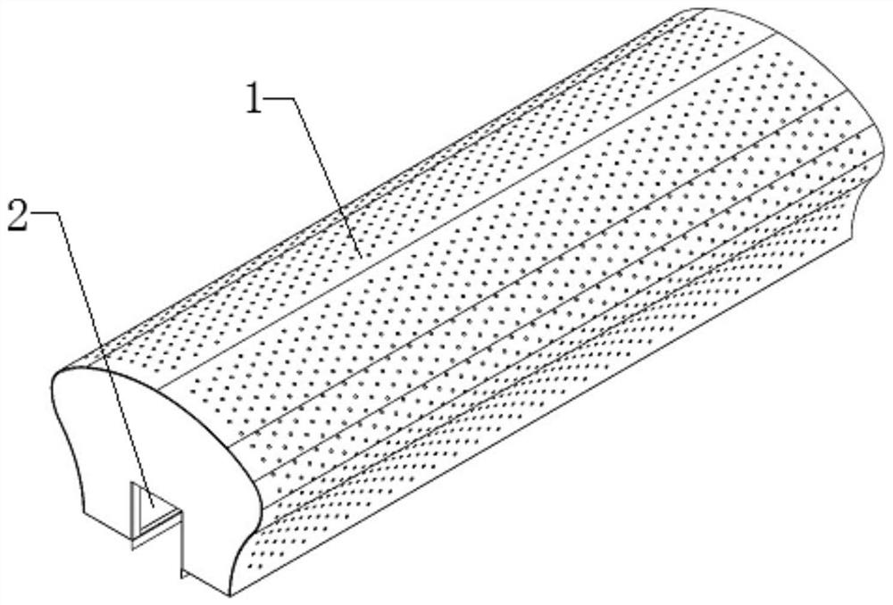 Noise reduction structure at top end of sound barrier based on diffuser coupling micro-perforated plate