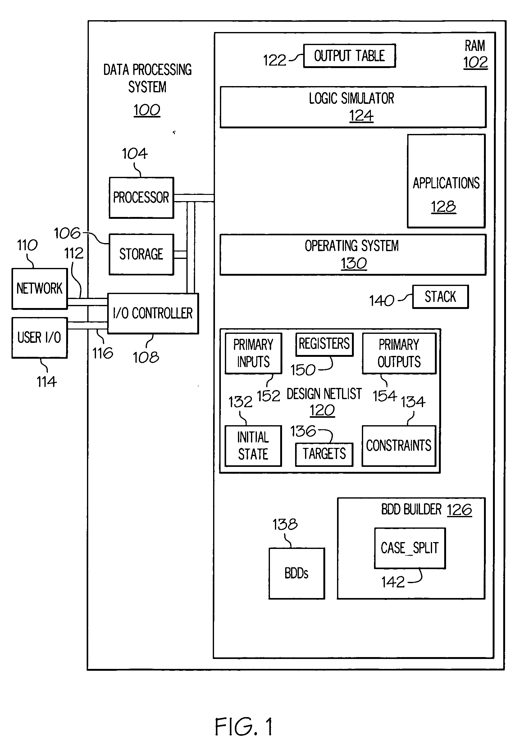 Method and system for case-splitting on nodes in a symbolic simulation framework