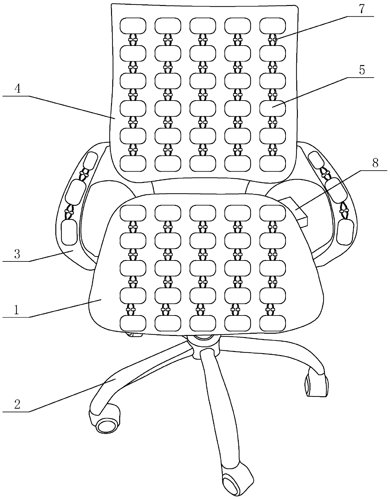 Chair capable of intelligently adjusting sitting posture