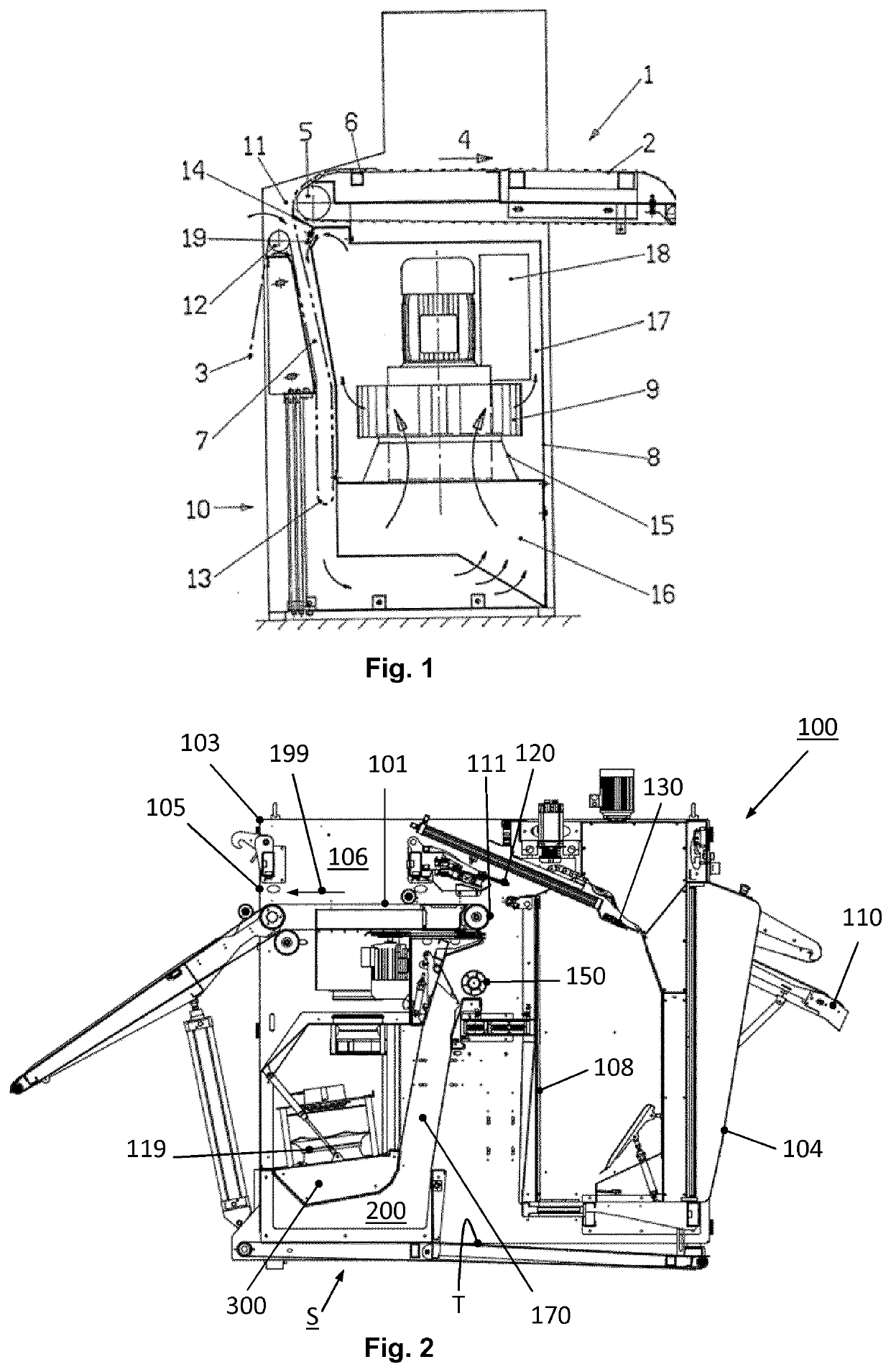 An apparatus for receiving, spreading/extending and flattening