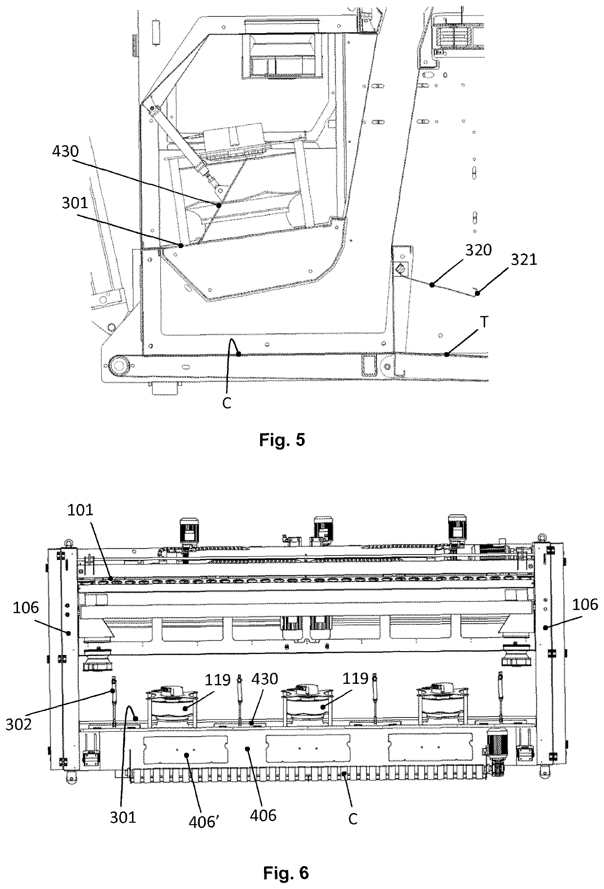 An apparatus for receiving, spreading/extending and flattening