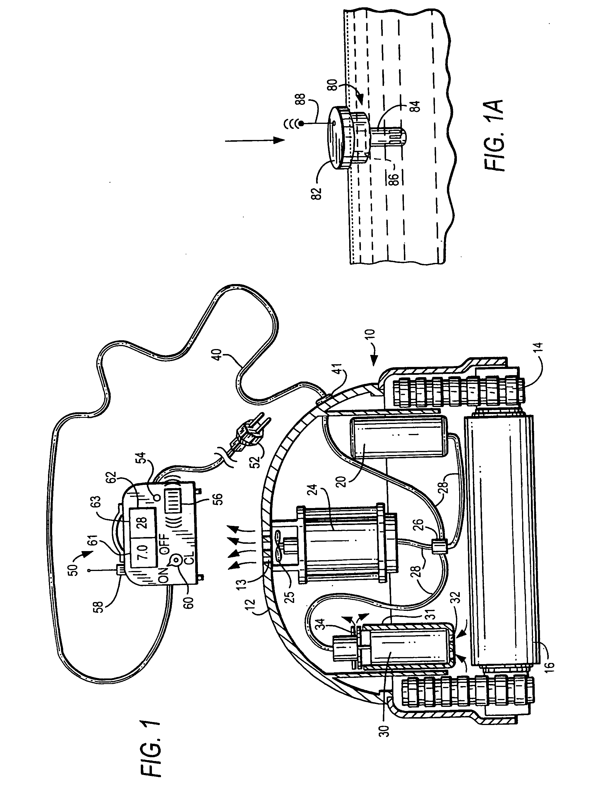 Method and appartus for operation of pool cleaner with integral chlorine generator