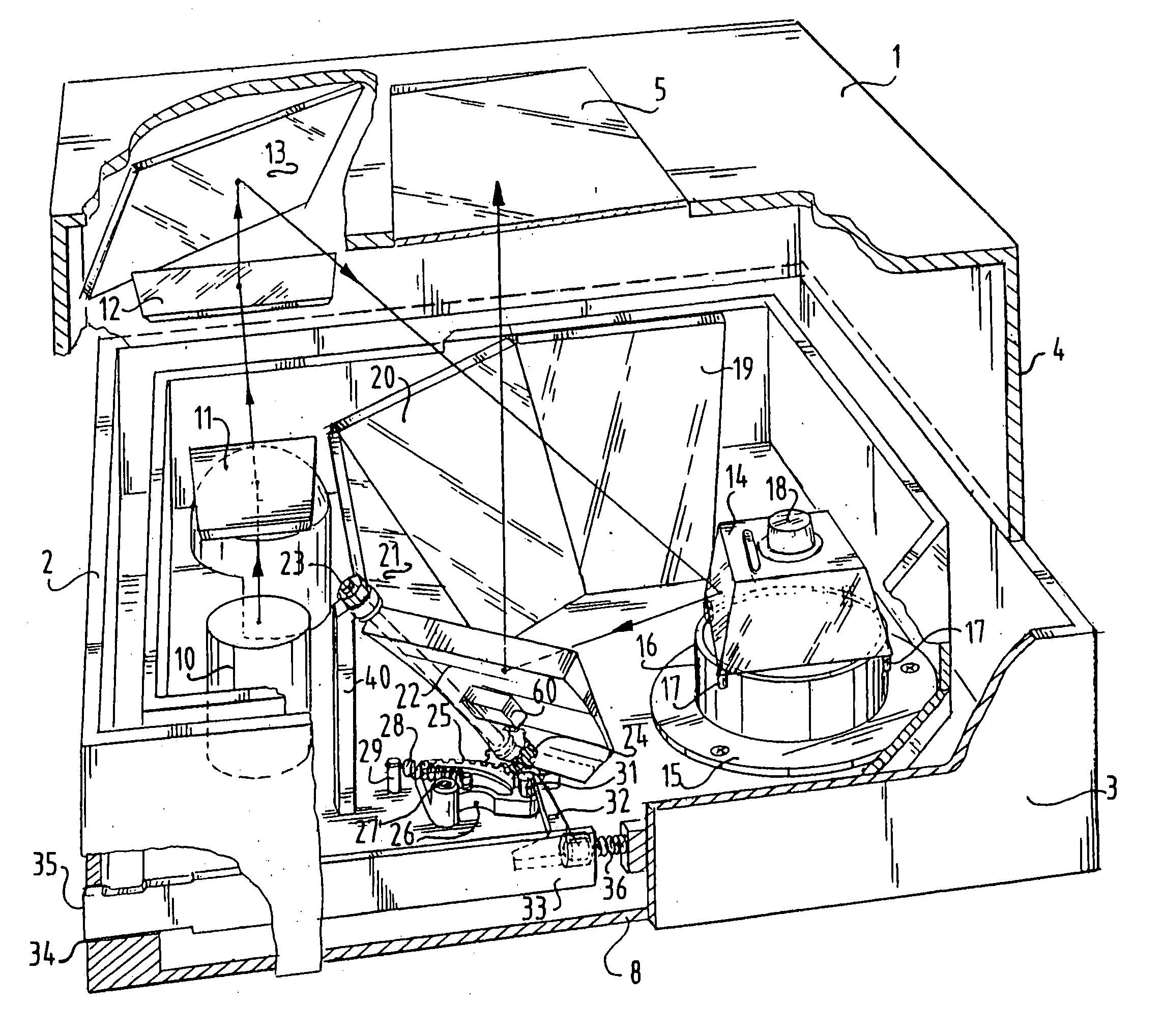 Device for reading a barcode