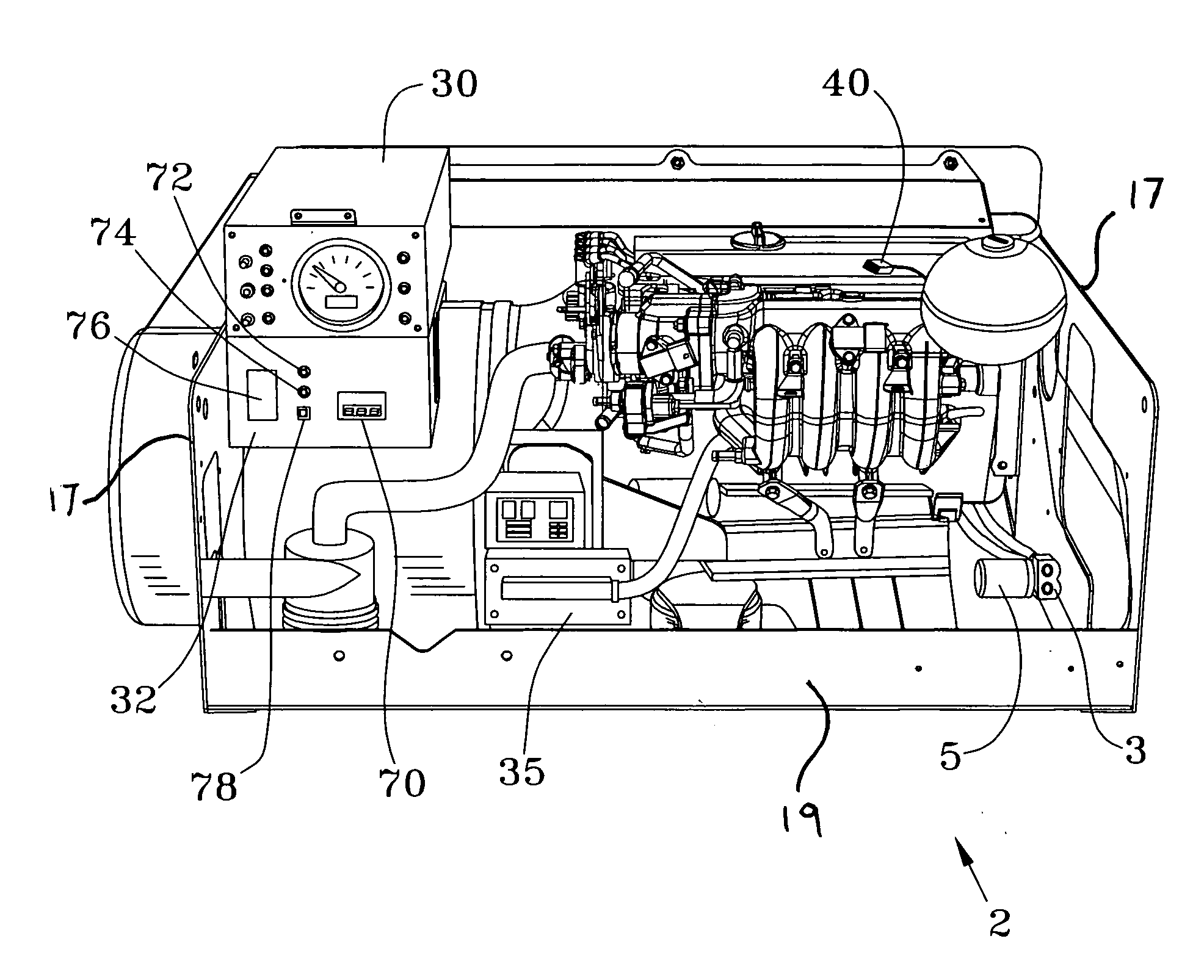 Reliability and serviceability enhanced engine driven electrical generating system
