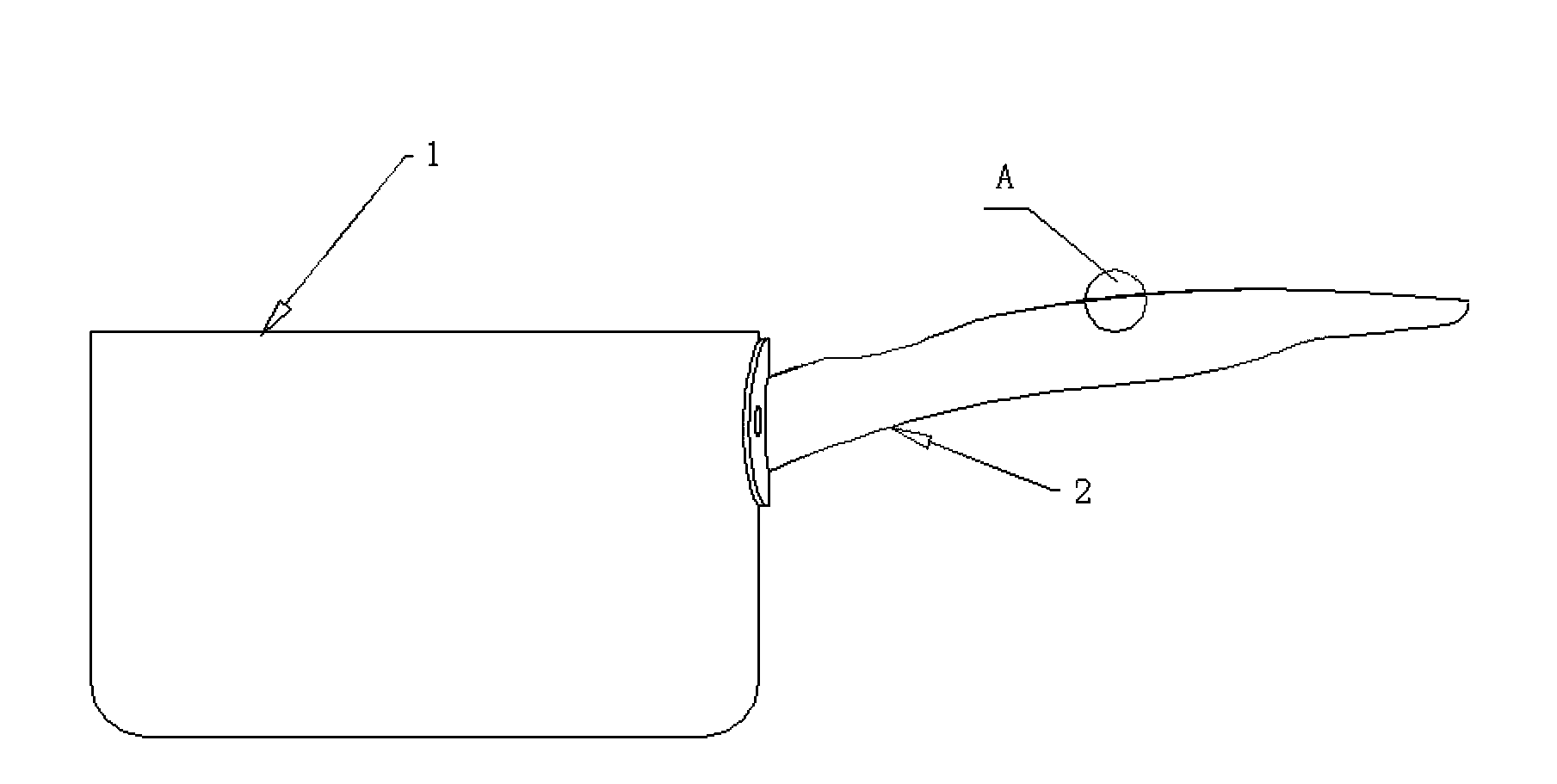 Heat-resistant cooker handle, preparation and application thereof