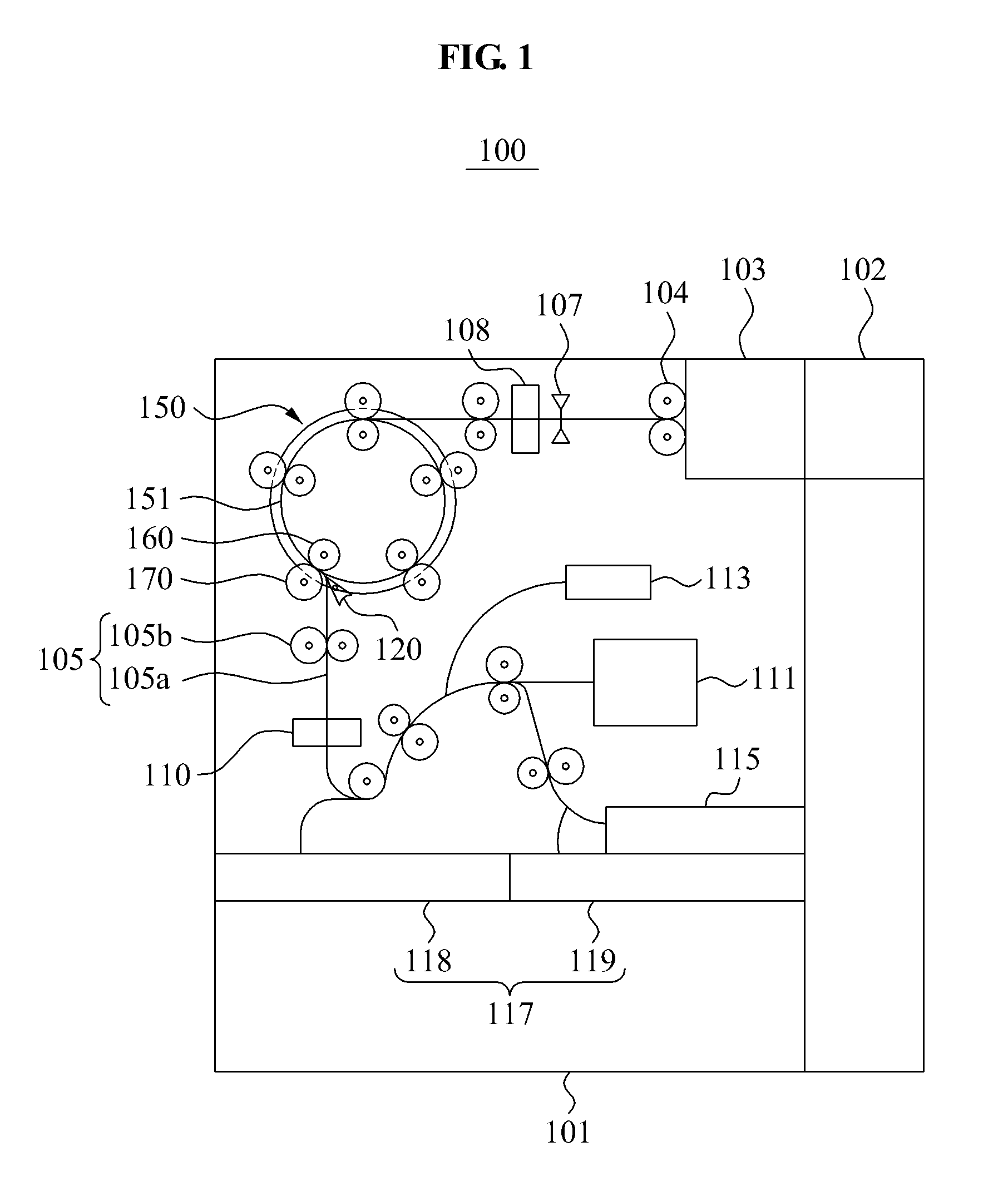 Automatic teller machine and method to align media thereof