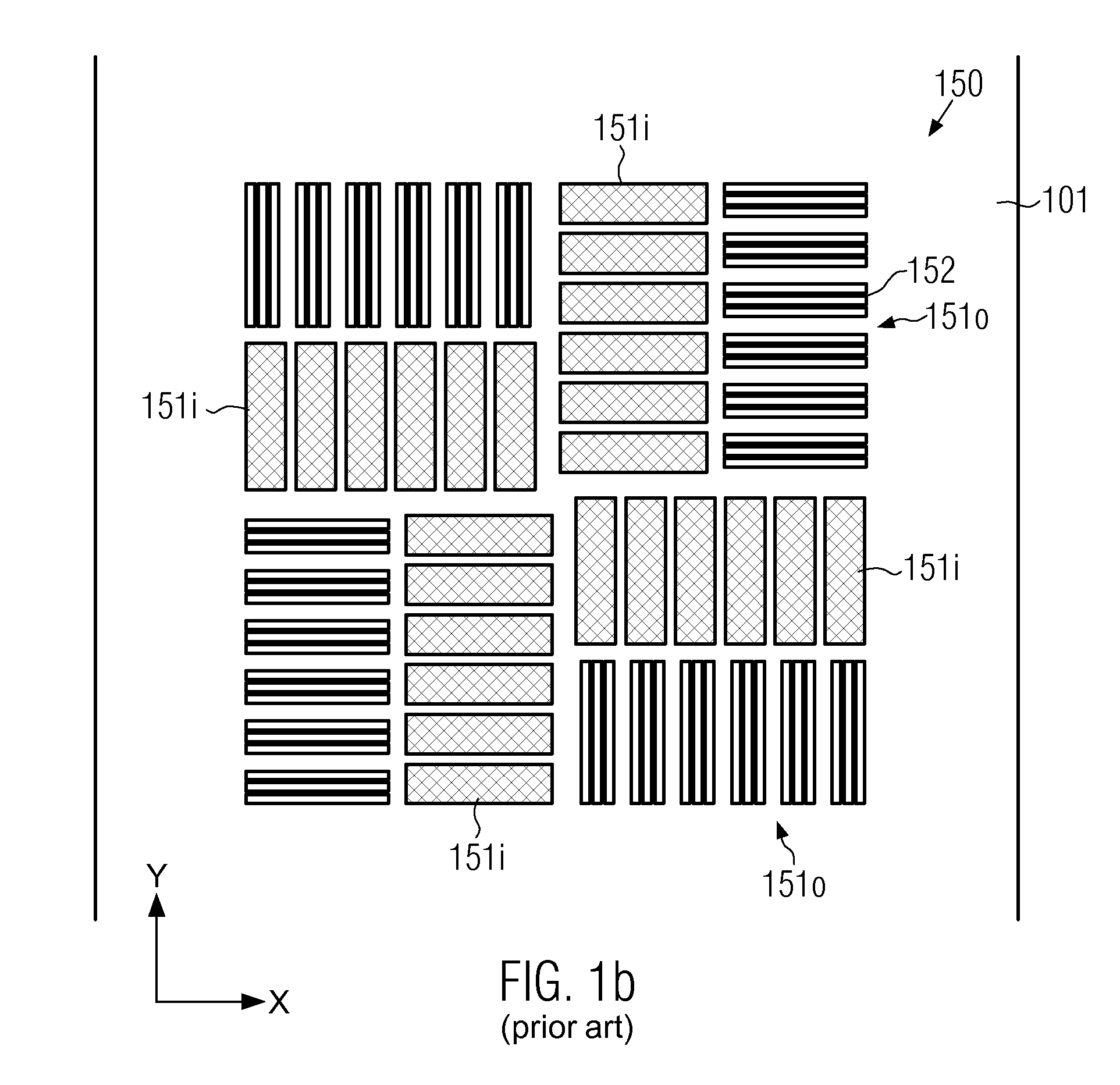 Structure and method for simultaneously determining an overlay accuracy and pattern placement error