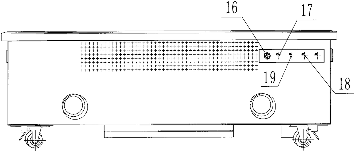 Intelligent tea-table-type multifunctional air purifier