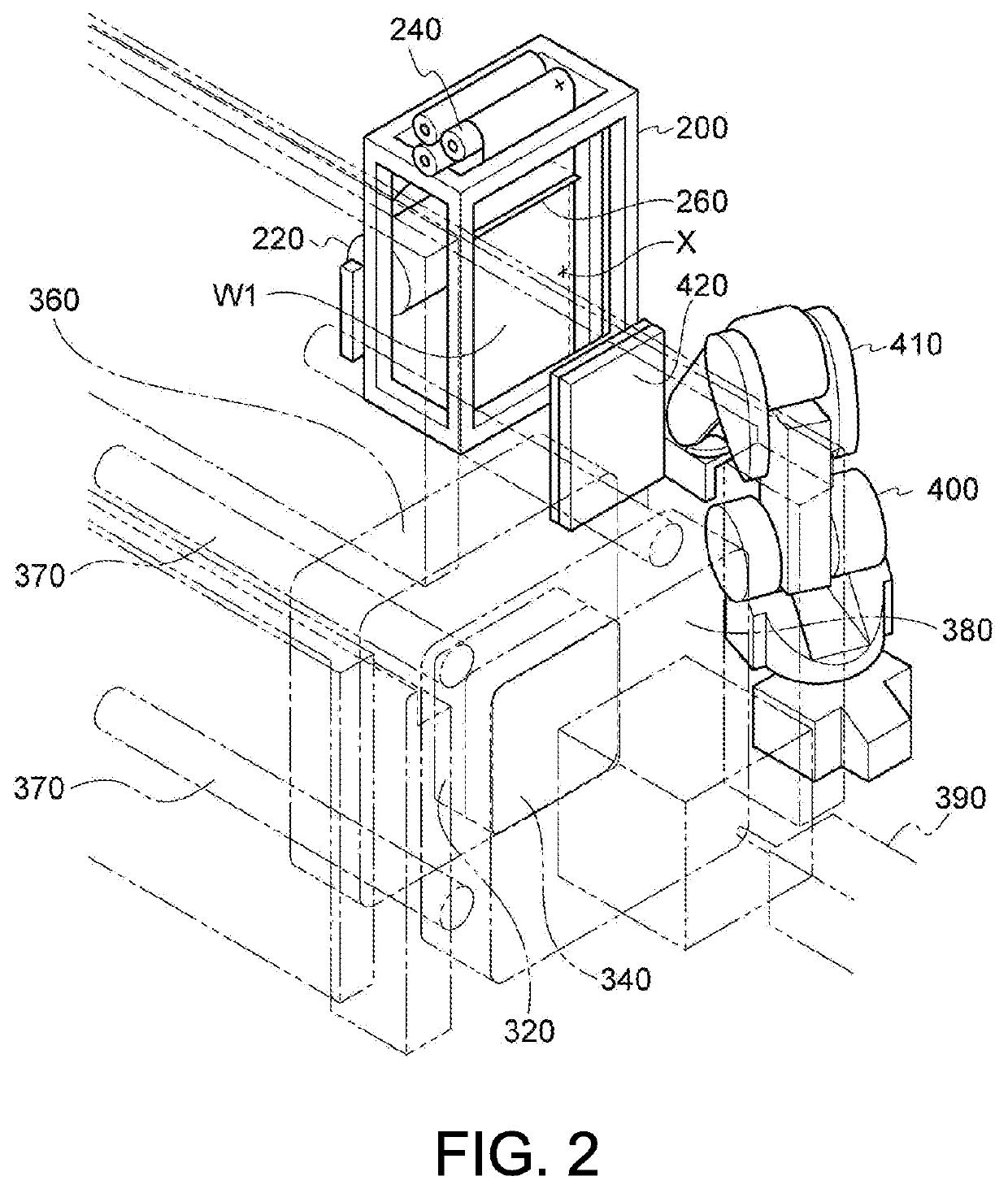 Holding member, work molding system, and work molding method