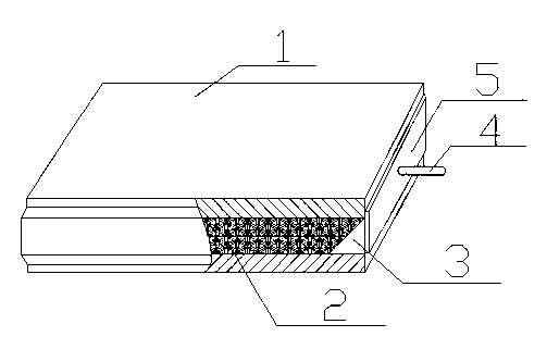 Method for vacuum assembling and non-vacuum rolling laminated metal composite material roll
