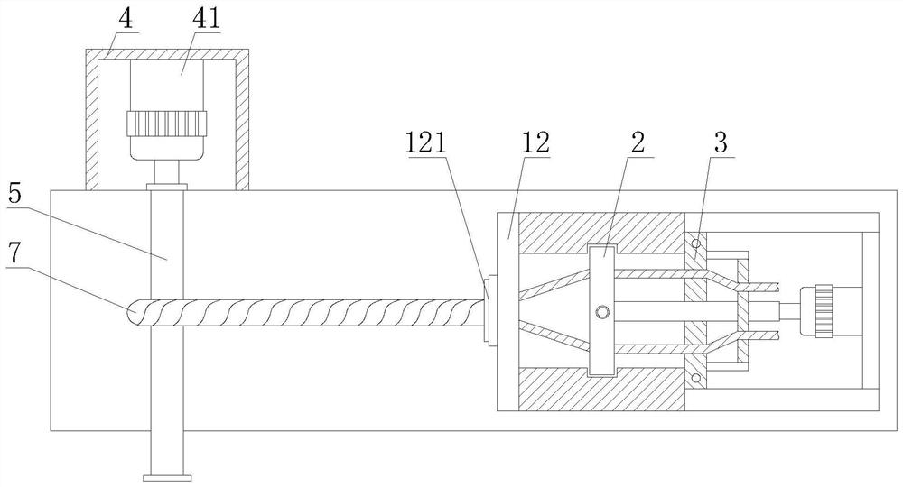Stranding device for cable and implementation method thereof