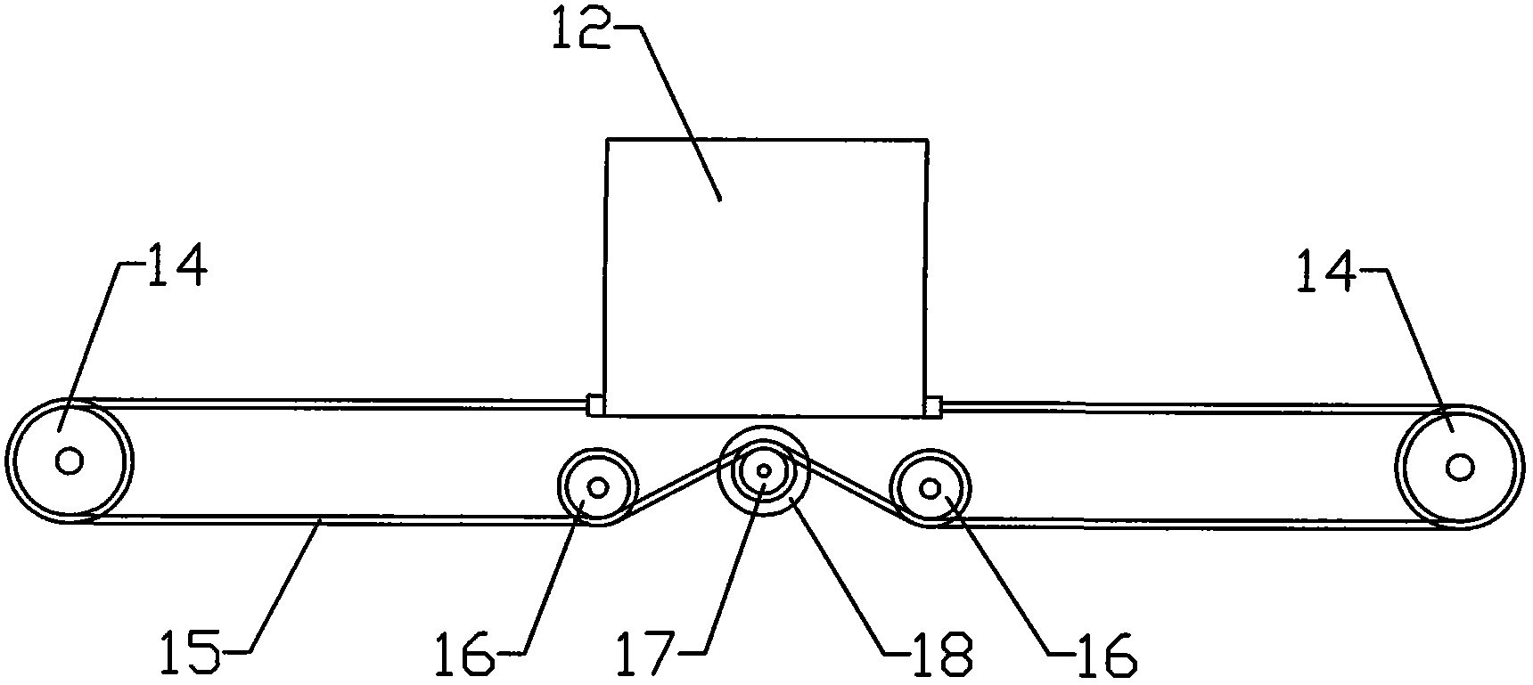 Surrounding rock forming machine for rectangular tunnel