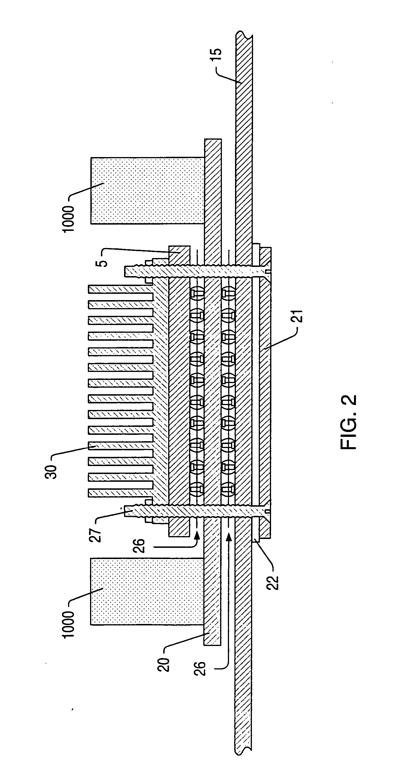 Power distribution system with a dedicated power structure and a high performance voltage regulator
