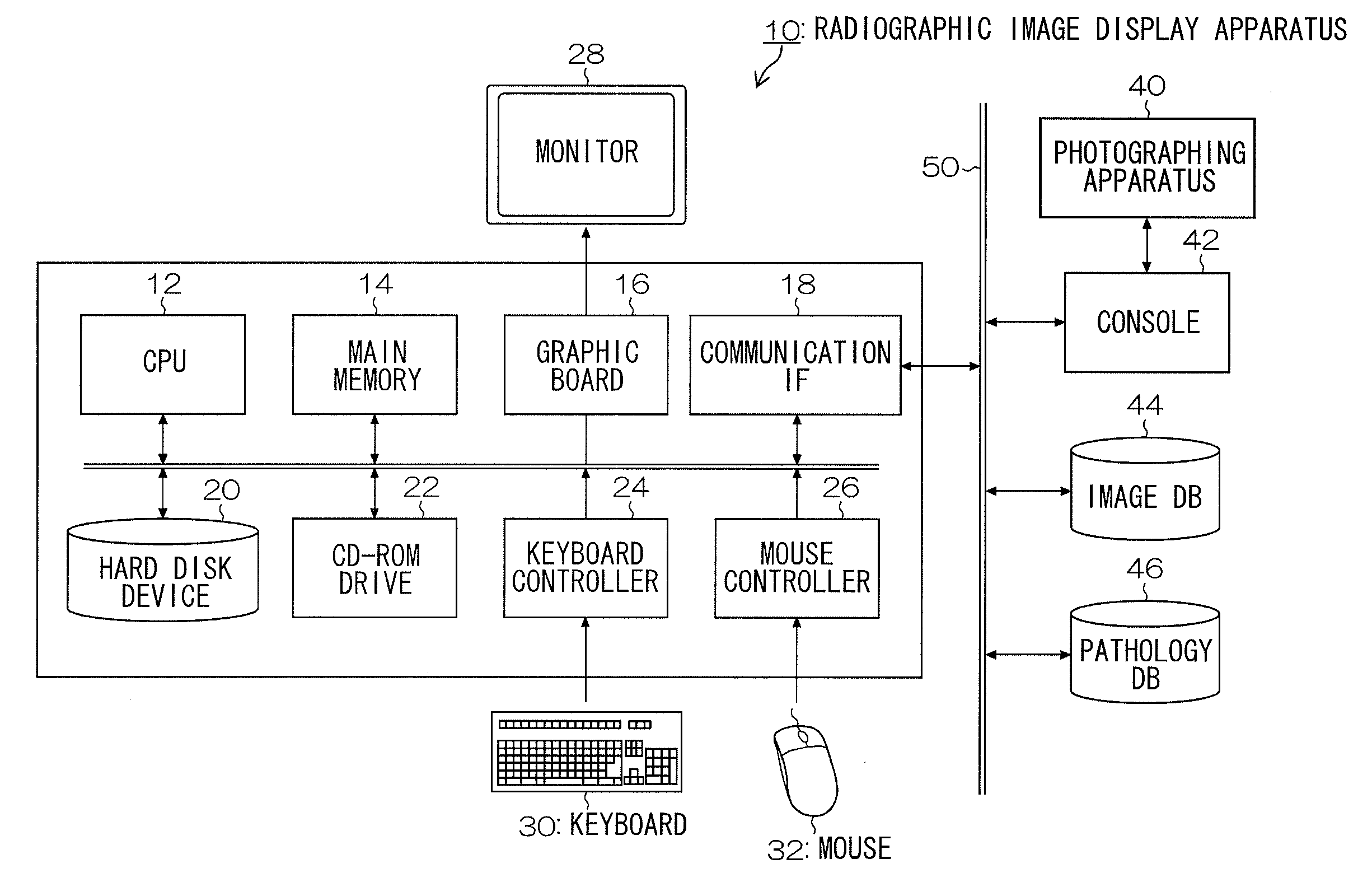 Radiographic image display apparatus, and its method and computer program product