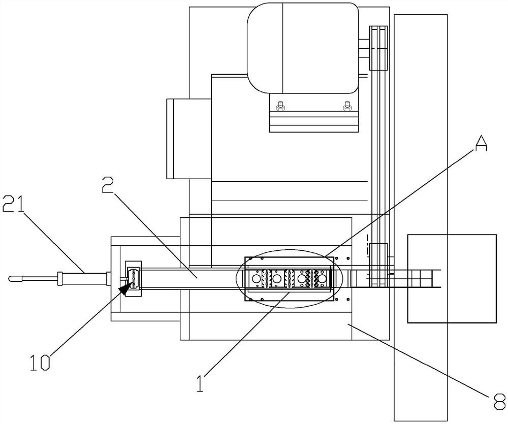 Blade punching forming device of thin cutter
