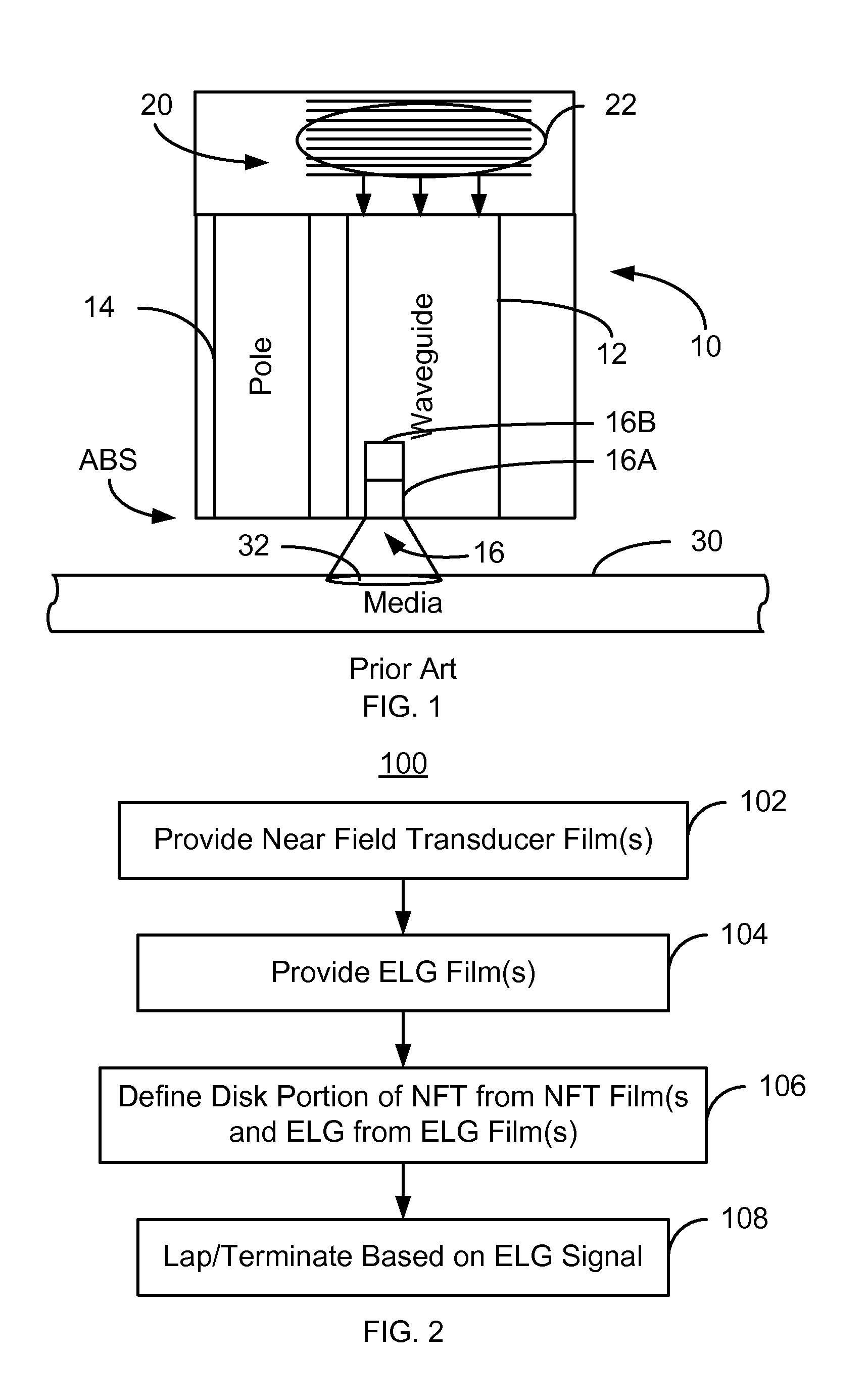 Method and system for providing an electronic lapping guide corresponding to a near-field transducer of an energy assisted magnetic recording transducer
