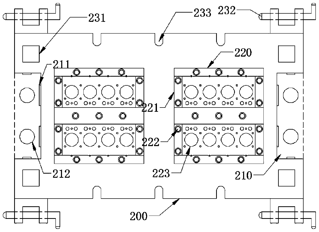 Cylinder gasket die and machining process method thereof