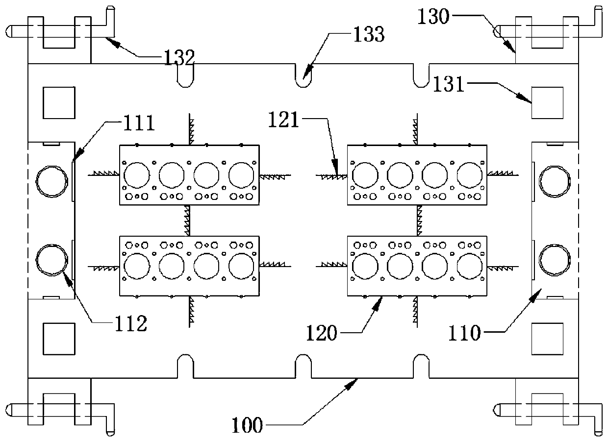 Cylinder gasket die and machining process method thereof