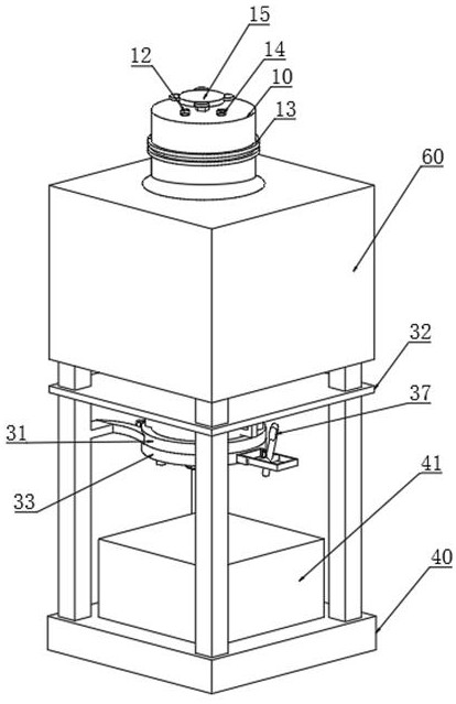 Quenching furnace device capable of realizing continuous quenching of multiple samples