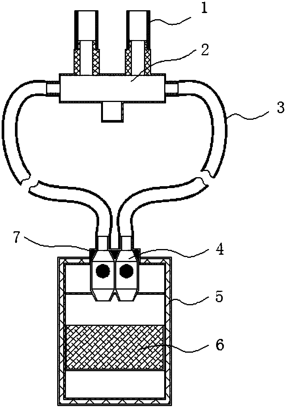 Respiratory health care medicine and matching device for use thereof