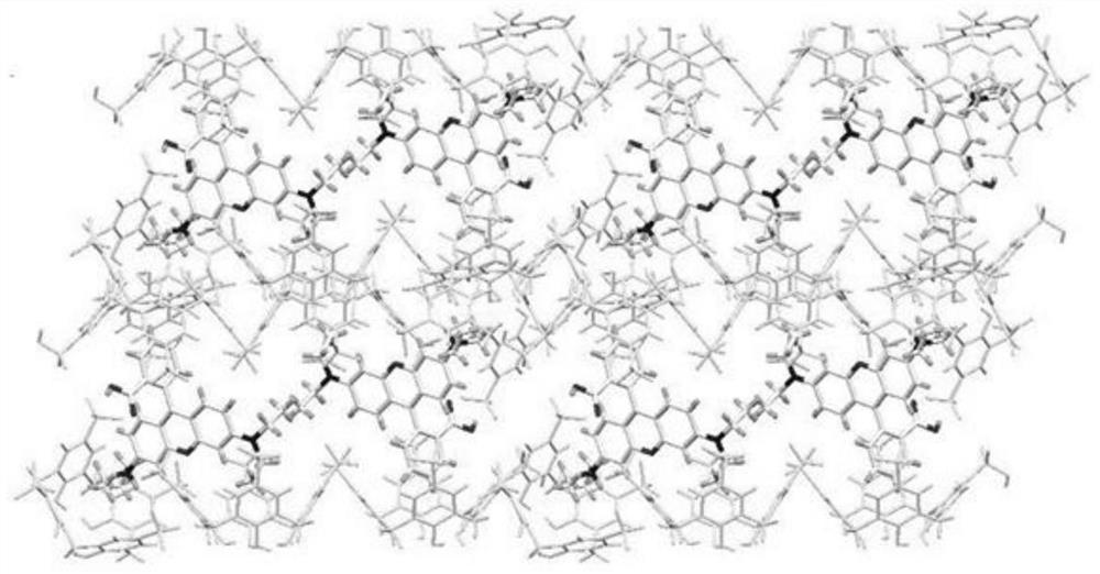 A calixarene-rhodamine supramolecular co-assembly and its preparation method and application